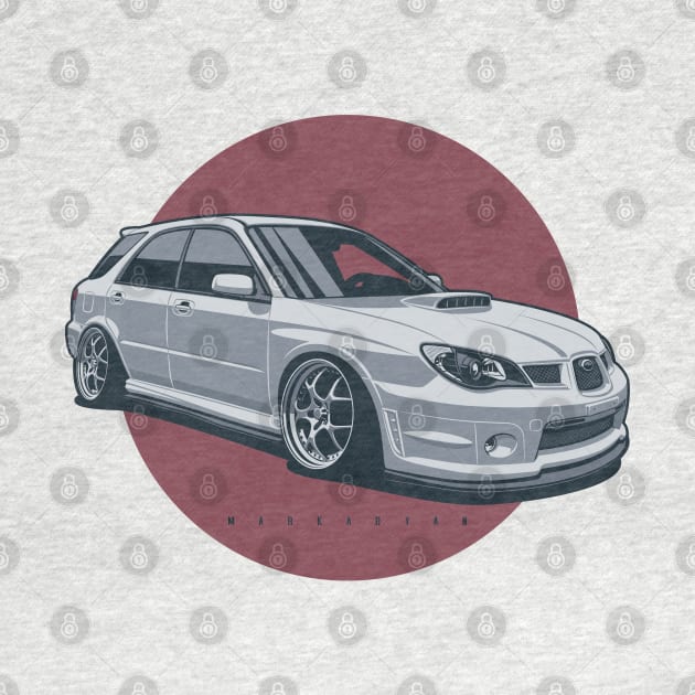 Subie wagon by Markaryan